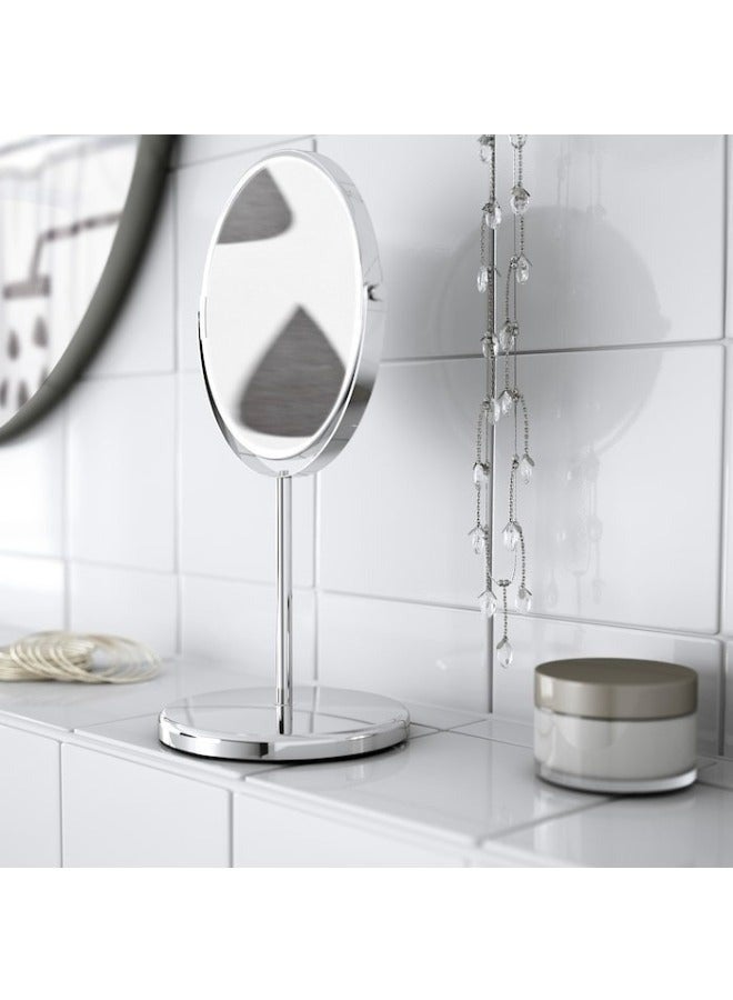 أيكيا مرآة مزدوجة الجوانب قابلة للدوران 360 درجة - انعكاس واضح ومكبر، تصميم أنيق من الفولاذ المقاوم للصدأ للاستخدام المنزلي - Image 5